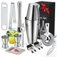 thumbnail image 1 of Shaker Cocktail: 13 Piezas Coctelera Kit - Juego de Cocteleria para Bar y Cocina, Cocteleras de C&oacute;ctel 700 ml, Kit Bartender, Cocktail Kit Profesional para Mezclar Bebidas, Hogar, Bar, Fies, 1 of 8