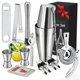 thumbnail image 1 of Shaker Cocktail: 13 Piezas Coctelera Kit - Juego de Cocteleria para Bar y Cocina, Cocteleras de C&oacute;ctel 700 ml, Kit Bartender, Cocktail Kit Profesional para Mezclar Bebidas, Hogar, Bar, Fies, 1 of 8
