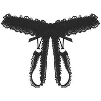 Christmas Gifts for Women UHEOUN Sexy Underwear for Women, Plus Size Lace Sheer Lingerie Panties Lace Knickers Briefs Underwear Thong for Women Naughty for Play, Christmas Clearance Sale