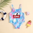 thumbnail image 2 of Traje de baño de Snoopy para niña, ropa de baño Kawaii de Anime, bañador de una pieza, ropa deportiva, accesorios de regalo, 2 of 5