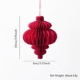 thumbnail image 3 of Merry Christmas Ornaments Art Paper Folding Christmas Tree Hanging Decoration Snowman Lantern Candy Shape Festivals Pendant, 3 of 5