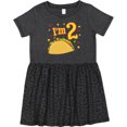 thumbnail image 3 of Inktastic I'm Two Taco Birthday Party Girls Toddler Dress, 3 of 5