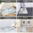 thumbnail image 4 of Coastal Kitchen Rug Sets of 2 Pieces,Anti Fatigue Cushioned Kitchen Rugs and Mats Ocean Nautical Starfish Seashell Beach Bathroom Runner Rug Comfort Standing Floor Mats Non-Slip Washable Chef Sink Mat, 4 of 6