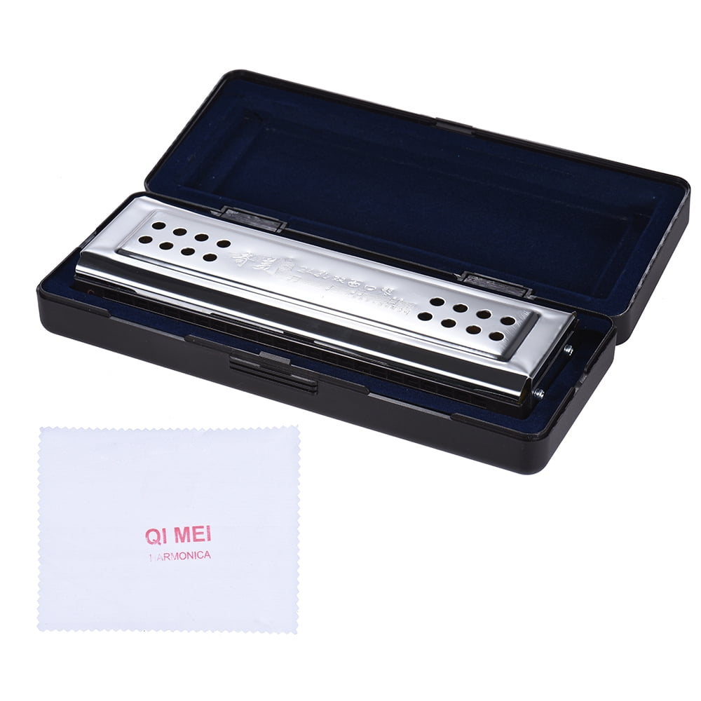 Tremolo Harmonica Mouth Organ Key of G 24 Double Holes