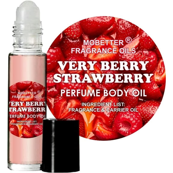 MOBETTER FRAGRANCE OILS Very Berry Strawberry Fragrance Body Oil Perfume