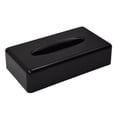 thumbnail image 1 of Ounissouiy Soporte de caja de pañuelos resistente y duradero de plástico para almacenamiento de servilletas de , soporte para servilletas Almacenamiento y organización del hogar negro 3, 1 of 6