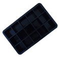 thumbnail image 5 of Molde de silicona Toystoory para cubitos de hielo 15 rejillas Rectangular Negro 2piezas, 5 of 5