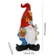 thumbnail image 3 of Figura de gnomo de jardín de resina colorida | Decoración artesanal para exteriores, patio y jardín | Adorno de duende caprichoso para patios y parterres, 3 of 6