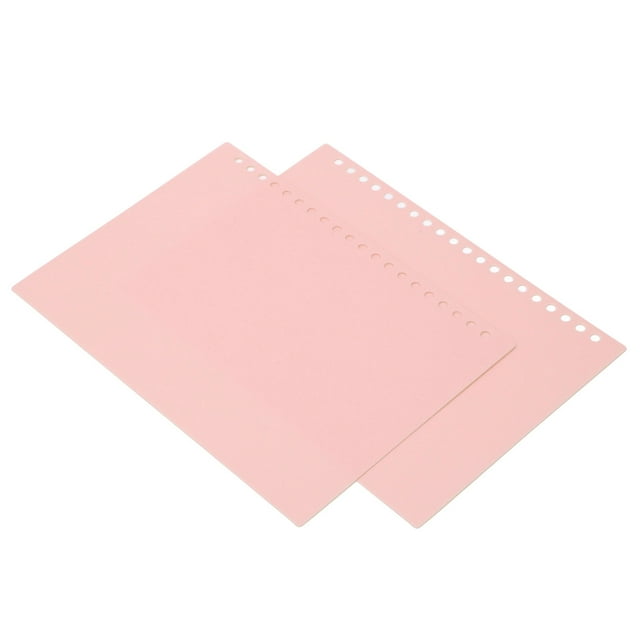 Loose Leaf Binding Cover, 20 Sheets A5 20 Holes Loose Leaf Binding Cover, PP Loose Leaf Cover Presentation Binding Case Frosted PP Plastic Sheet Protector for Document,