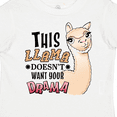 thumbnail image 4 of Inktastic This Llama Doesn't Want Your Drama Cute Llama Boys or Girls Toddler T-Shirt, 4 of 5