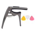 thumbnail image 1 of Guitar Capo Metal 3 in 1 Portable for Acoustic Electric Guitars Ukulele Accessories Black, 1 of 4