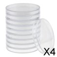 thumbnail image 1 of Paquete de 3-6 unidades de 10 cápsulas transparentes para monedas, soportes para contenedores, regalo para coleccionistas, 65mm 4 piezas, 1 of 8