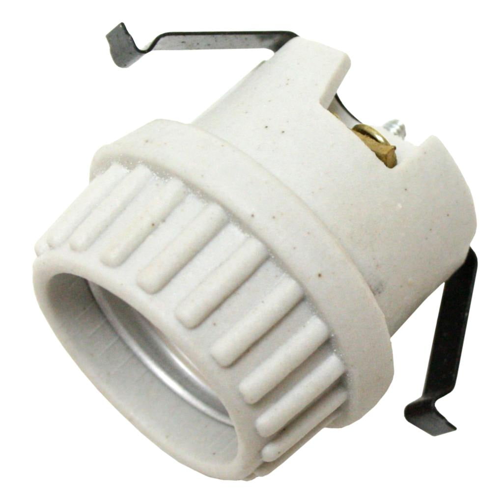 Westinghouse 22276 Standard Base Porcelain Snap In Socket (SNAPIN