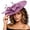 Z01-Purple, variant on Wide Brim Derby Hat for Women - Elegant Kentucky Fascinator,Bridal Wedding Tea Party Formal Top Hats