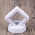 thumbnail image 4 of 10 pcs Coins Display Case 3D Floating Clear Holder Suspension Frame Display Box Stand for Jewelry Medallion, 4 of 6