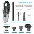 thumbnail image 6 of Juyafio Cordless Handheld Vacuum with 10000PA Powerful Suction, Portable Rechargeable Car Vacuum Cleaner For Car,Home, 6 of 13