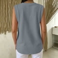 thumbnail image 7 of Mifsaly Womens Ribbed Sleeveless Tank Tops Casual Crewneck Muscle Shirts Summer Loose Fit Basic Activewear Undershirts Gray,XXL, 7 of 7