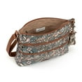 thumbnail image 3 of Sakroots Basic Crossbody Bag - Women's Handbag & Purse With Four Zipper Pockets & Adjustable Strap - "Siena Spirit Desert", 3 of 4