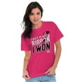thumbnail image 3 of First Place Pink Ribbon I Won Warrior Women's Plus Size Graphic Tee Brisco Brands 3X, 3 of 5