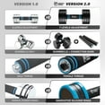 thumbnail image 5 of Northdeer 2.0 Upgraded Adjustable Dumbbell Set,  40Lbs Steel Dumbbell Barbell Set with Connector, 2 in 1 Adjustable Weight Set Hand Weights for Home Gym Workout, Women and Men, Black, 5 of 7