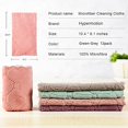 thumbnail image 2 of Microfiber Cleaning Cloth, Kitchen Towels, Double-Sided Microfiber Towel Lint Free Highly Absorbent Multi-Purpose Dust and Dirty Cleaning Supplies for Kitchen Car Cleaning. Pack of 12 Green, 2 of 7