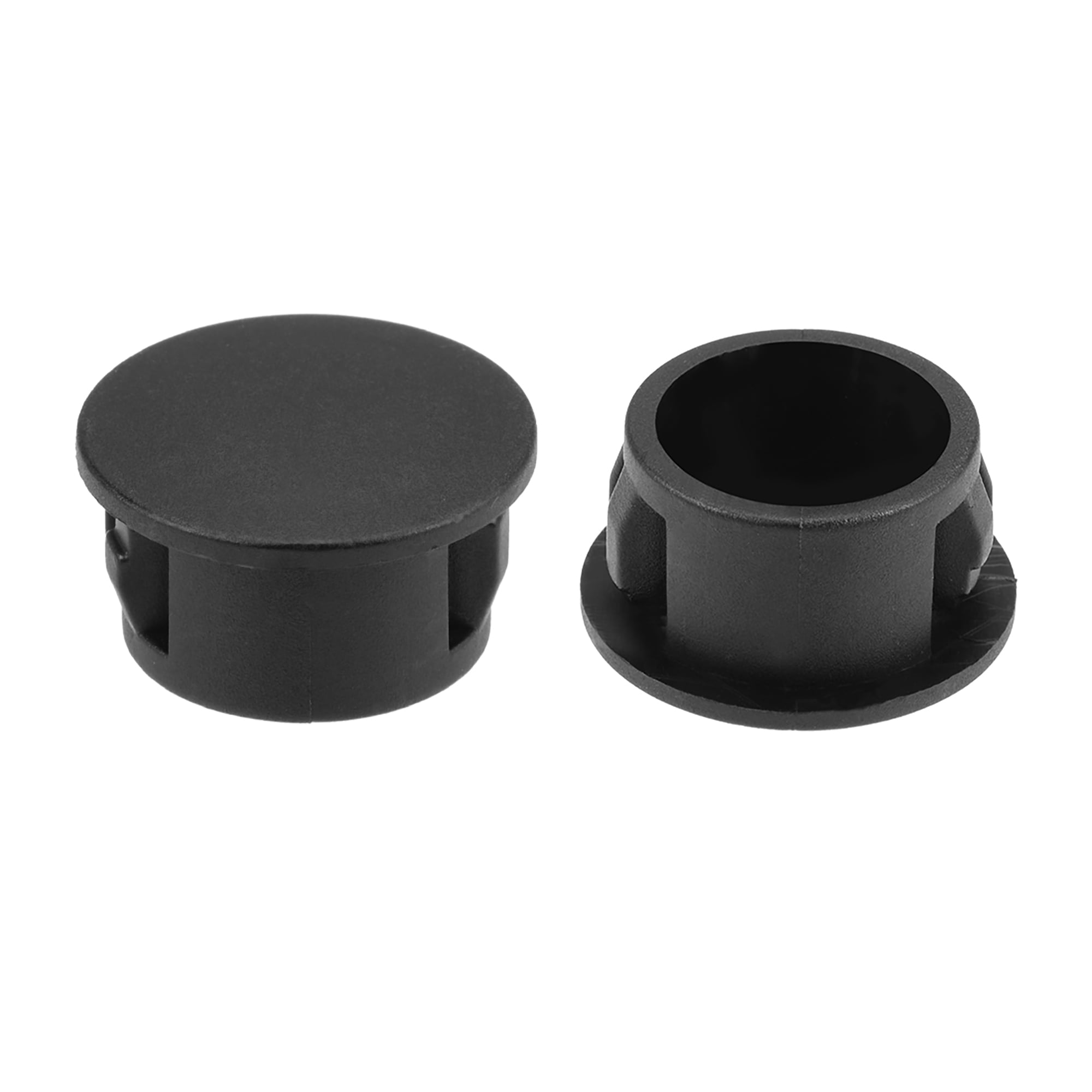 Hole Plugs Black Plastic 16mm(5/8inch) Snap in Locking Hole Tube