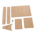 thumbnail image 1 of Acrylic Bag Pattern Stencils, Precise Cutting Clear 8pcs Acrylic Wallet Template Durable  for Mouth Gold Bags, 1 of 8