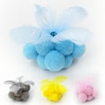 thumbnail image 2 of Cat Plush Ball Interactive Faux Feather Cat Play Ball Kitten Ball Toy with Bell, 2 of 10