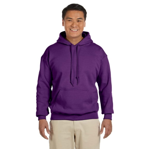 Gildan Heavy Blend Adult Hooded Sweatshirt , G185 , Purple , Small