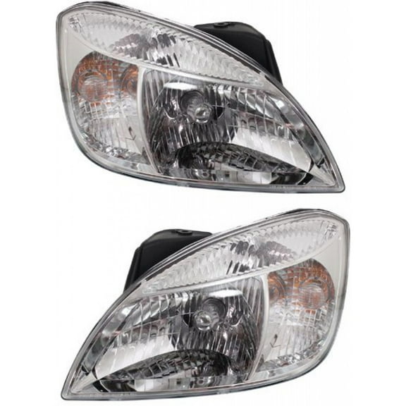 For Kia Rio Headlight 2009 2010 2011 Pair Driver and Passenger Side Sedan For KI2502142 | 92101 1G011