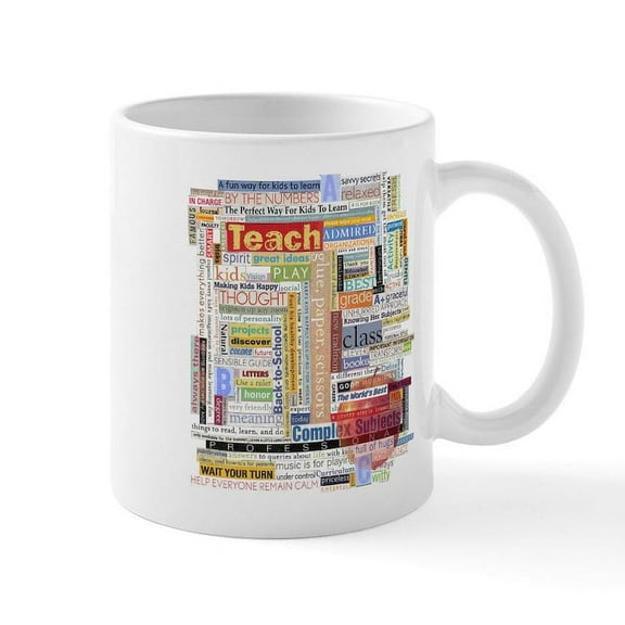 CafePress - Teacher Mug - 11 oz Ceramic Mug - Novelty Coffee Tea Cup