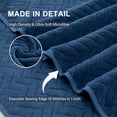 thumbnail image 5 of Covina Home 8-Pack Navy Blue Bath Towel Set, Oversized Ultra Soft Microfiber Bathroom Towel Set Adult Luxury Lightweight Cozy Collection, 5 of 8