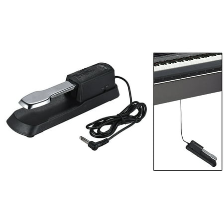 Universal Piano Sustain Pedal Keyboard Foot Damper Pedal with 6.35mm Plug for Casio Yamaha Roland Electronic Organ MIDI Keyboards Digital