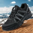 thumbnail image 3 of Elecsop Mens Hiking Shoes, Outdoor Jungle Ankle Support Breathable Trekking Work Shoes for Men, Safety Walking Hiking Shoes Men Sneakers, 3 of 7