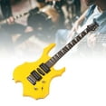 thumbnail image 1 of Electric Guitar Set, Comfortable Playing Rich Timbre Yellow Guitar  for Beginner for Practice, 1 of 7