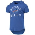 thumbnail image 2 of Men's Fanatics Heathered Royal Buffalo Bills Field Goal Tri-Blend Hoodie T-Shirt, 2 of 3