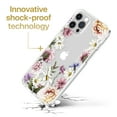 thumbnail image 3 of Caseyard TPU Clear Case for iPhone 13 with Carnation Flowers design phone cover, 3 of 7