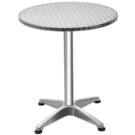 Bar Height Bistro Table - Gymax Aluminium 23 1/2