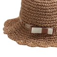 thumbnail image 7 of outdoor Sun Hat Breathable Wide Brim Beach Hat Beach Hats for Hiking, Travel, Outdoor, , Holiday Gifts Khaki, 7 of 7