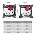 thumbnail image 2 of Hello Kitty Pillow Cover, Square Throw Pillow Cases For Couch Sofa Bed Living Room,Home Decorative, 26"X26", 2 of 9