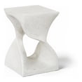 thumbnail image 1 of Meridian Furniture Jula Ivoire Terrazzo Table d'Appoint en Béton pour Intérieur/extérieur, 1 of 9