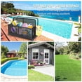 thumbnail image 5 of Kselythan Rolling Poolside Float Storage Outdoor Storage Box Patio Poolside Float Storage Basket PE Rattan Pool Towel Rack for Floaties, With Rolling Wheels For Floaties Patio Pool, 5 of 9