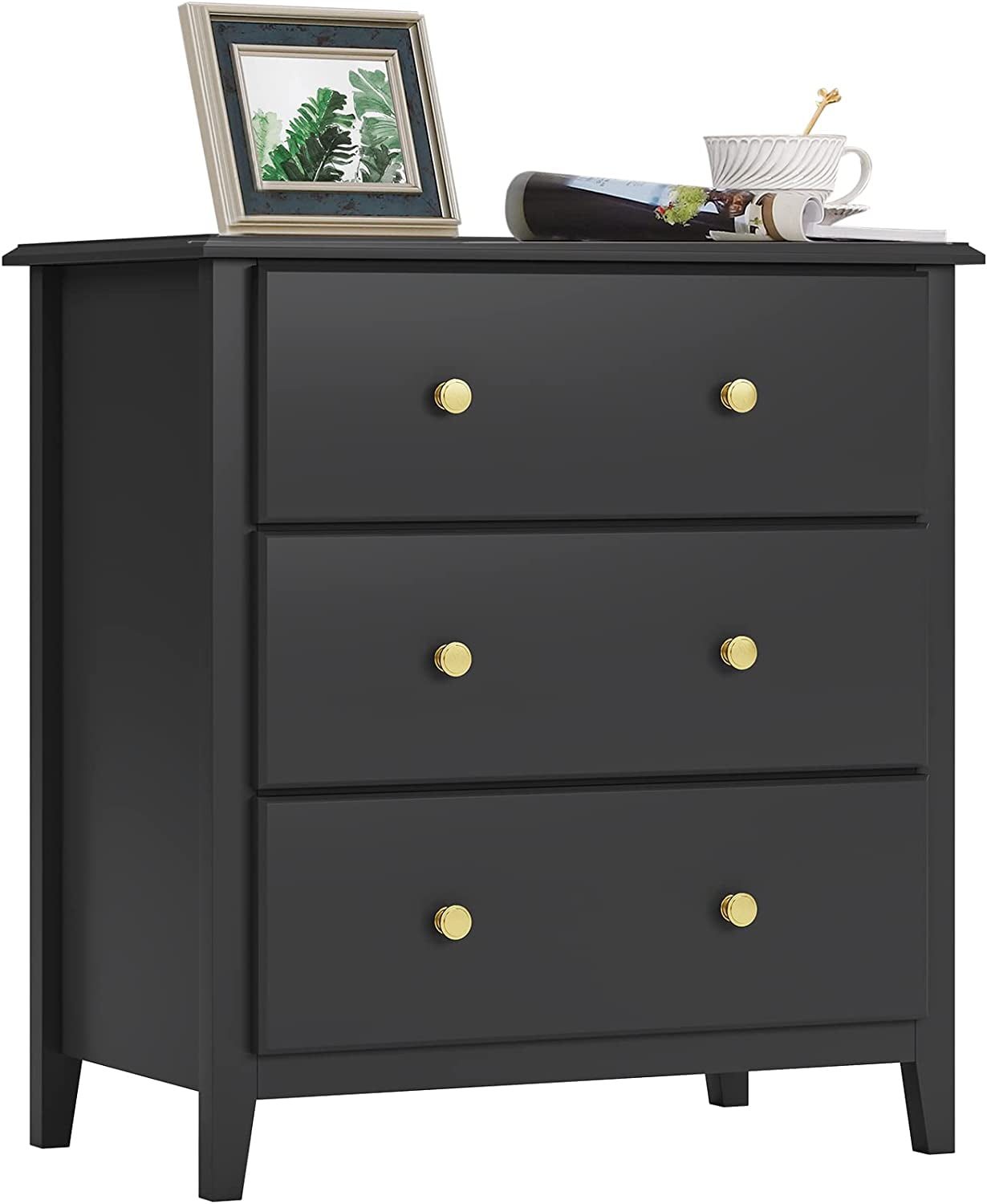 Hasuit 3 Drawer Dresser Chest Storage Tower Clothes Organizer, Large