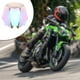 thumbnail image 3 of Regulador de flujo de aire para parabrisas compatible con Honda NC700S (2010, 2011, 2012, 2013 y 2014) Fumar, 3 of 9
