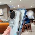 thumbnail image 5 of iPhone 13 Pro Max 6.7" Case, 6D Plating Astronaut Stand, Slim Fit, Camera Protection, Sierra Blue, 5 of 6