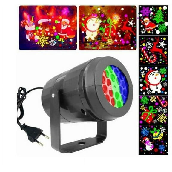 Lcenbk Outdoor Christmas Laser Snow Projector Lights, Waterproof with Rotation