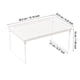 thumbnail image 3 of Estante apilable extensible para armario, tamaños S/M/L, estante plegable apilable para mostrador, organizador de armario, organizador de platos y vajilla para mostrador y despensa, cocina, blanco, 3 of 6