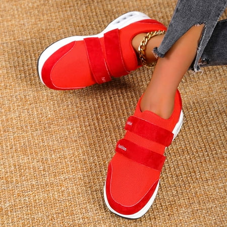 

LnjYIGJ Women s Sneakers Wedge Heel Casual Shoes Women s Thick-soled Cushion Old Shoes Sneakers