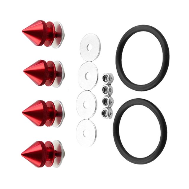 Kenally Junta trasera delantera modificada para coche, hebilla de aleación de aluminio, cierre de liberación rápida, pieza de repuesto, accesorio de Vehículos, repuestos y accesorios Mis Rojo Kenally VI017756-04B