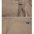 thumbnail image 3 of Men's Classic Stretch Cotton Blend Slim Fit Below The Knee Casual Chino Shorts (Khaki, 30), 3 of 3